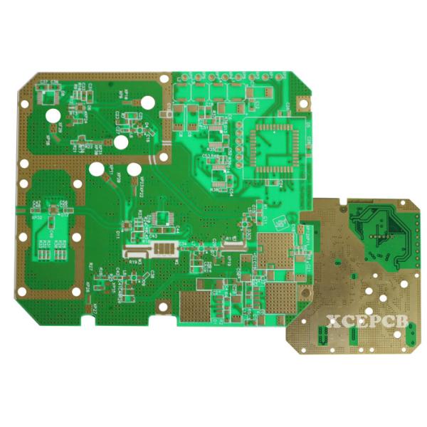 HF Rogers 4350 Mix Stack up Multilayer PCB Board / FR4 8 Layers PCB