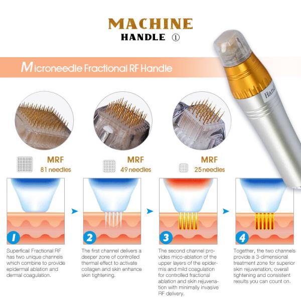 Подтяжка кожи RF Microneedling Machine Машина для удаления растяжек Ance