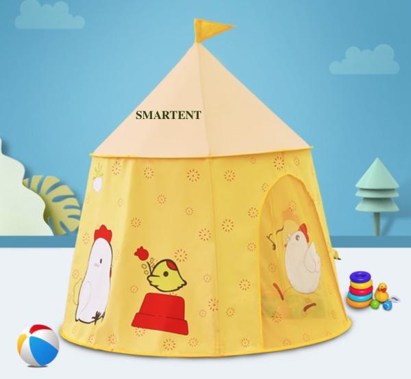 Small Polyester Tepee Pop Up Outdoor Camping Tents Kids Playing House H120XD116cm