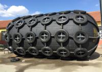 para-choques de borracha pneumáticos de Yokohama do para-choque 50Kpa com rede da corrente de pneu