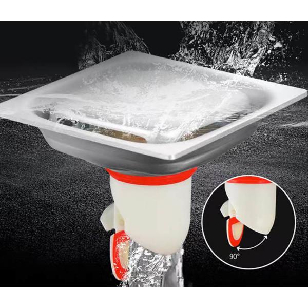 4 Inch Square Commercial Stainless Steel Floor Drains For Kitchen Bathroom Garage