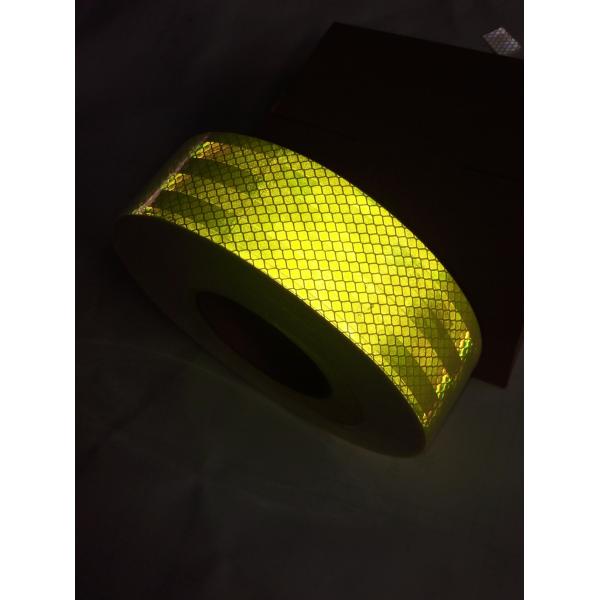 50mm*45.72m DOT-C2 Reflective Conspicuity Tape Flourescent Yellow And Green