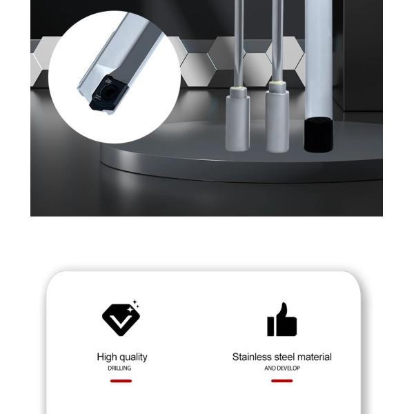 Ferramentas de perfuração de armas de fogo.