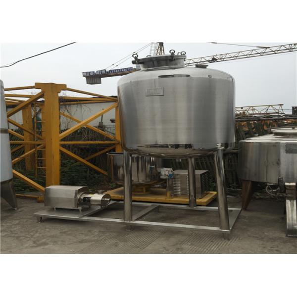 Large Stainless Steel Tank , Jacketed Mixing Tank 500L - 50000L Capacity