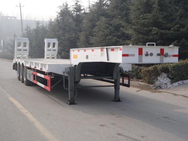 70 80 Ton Lowbed Semi Trailer Low Loader Transport Heavy Equipment Extendable Lowboy Trailer