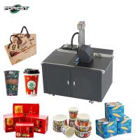 Impresora de inyección de tinta corrugada Caja de cartón máquina de impresión de paso único Impresora digital de paquetes de alimentos Caja de pizza