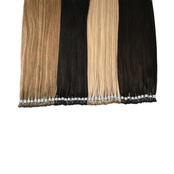 Raw Virgin Cuticle Aligned Indian Human Hair I-Tip Tips for Long-Lasting Results