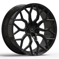 As rodas de Monoblock para o preto forjado PC 24inch 24x10 24x12 do brilho do Urus 1 desconcertaram bordas do carro da liga