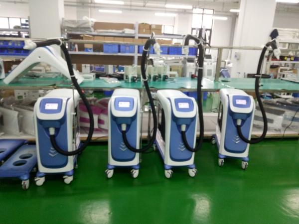 sanhe factory promotion icool air cold machine to reduce pain and injury during laser treatment