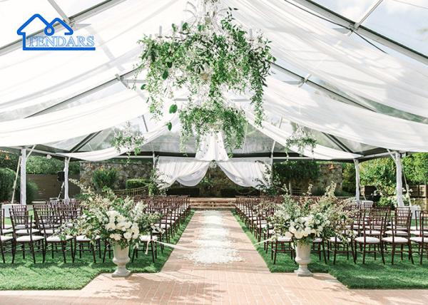 Tendas de casamento ao ar livre de estilo europeu Decoração de grande comprimento para 500 pessoas Tendas de festa West Midlands