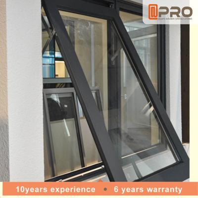 O toldo de alumínio horizontal Windows balança a parte superior aberta da espessura do perfil do estilo 1-2MM pendurou a parte superior do abridor da janela pendurou a janela pric