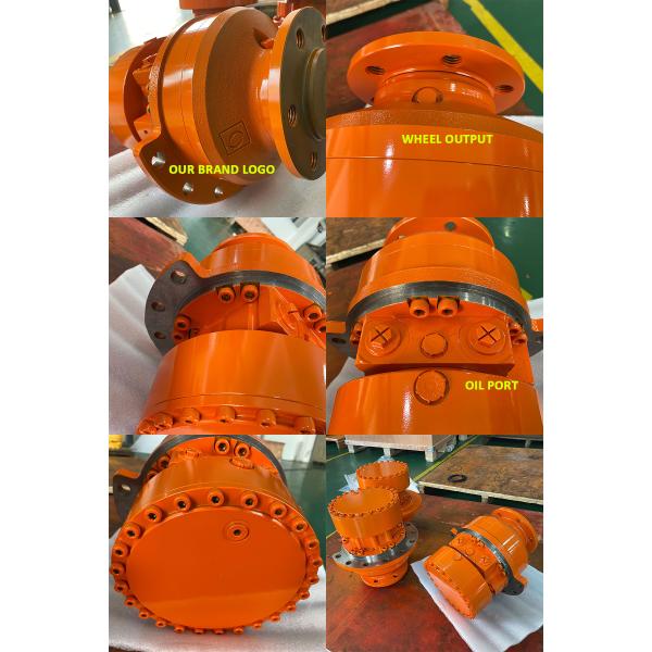 motor radial del pistón de Rexroth de la torre del timón de 29kw MCR05