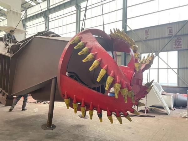 Custom dredger cutter head 5 Blades 40 Pieces Teeth For Cutter Suction Dredger