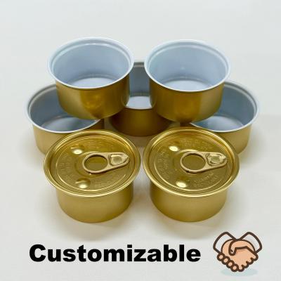 Customizable Straight Aluminum Can: 63.5mm Diameter × 36mm Height, 80ml Capacity