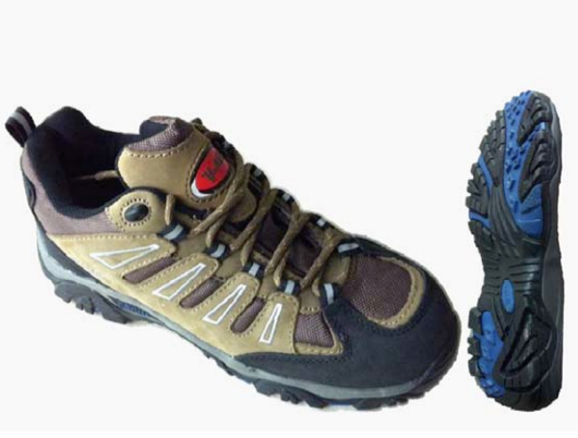 Yellow Lace up Safety Shoes Industrial Footwear With Protective Steel Toe Caps
