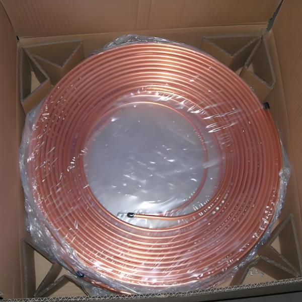 NXF ASTM B280/EN12735/JISH3300 C11000 C12200  Diameter 4.76-22.22mm Thickness 0.50-1.15mm Length 15m Copper Pancake Coil