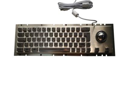IP65 teclado industrial com Trackball, do estojo compacto chave do curso de 4.Mm teclado mecânico