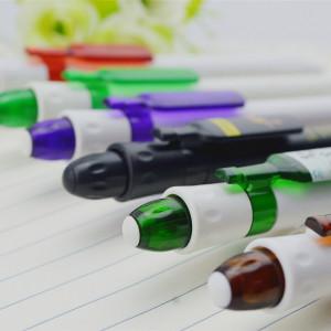 Factory New Design school Custom Advertising Cartoon Pen Plastic Promotional Ballpoint pen