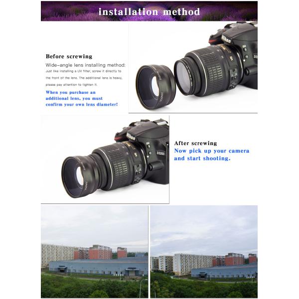 0.45X Wide Angle Slr Magic Anamorphic Lenses , Anamorphic Widescreen Lens For Photography