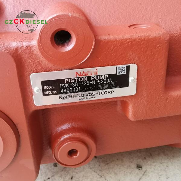 Pompe à piston hydraulique PVK-3B-725-N-5269A pour excavatrice ZAX60 ZAX65 ZAX75