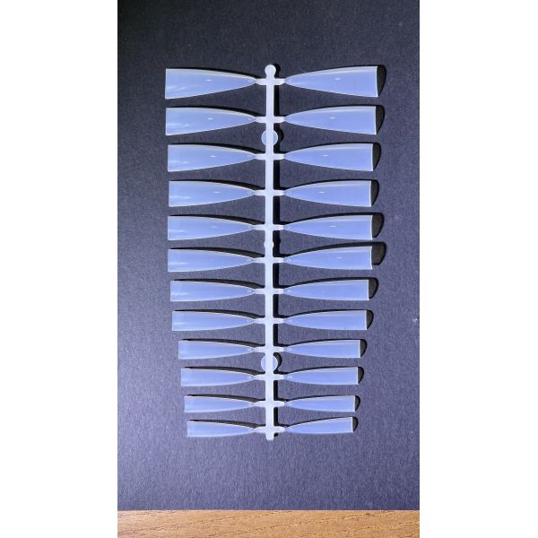 Faux ongles 24 PCS plastique ABS press-on coffre faux ongles détachables Faux ongles portables