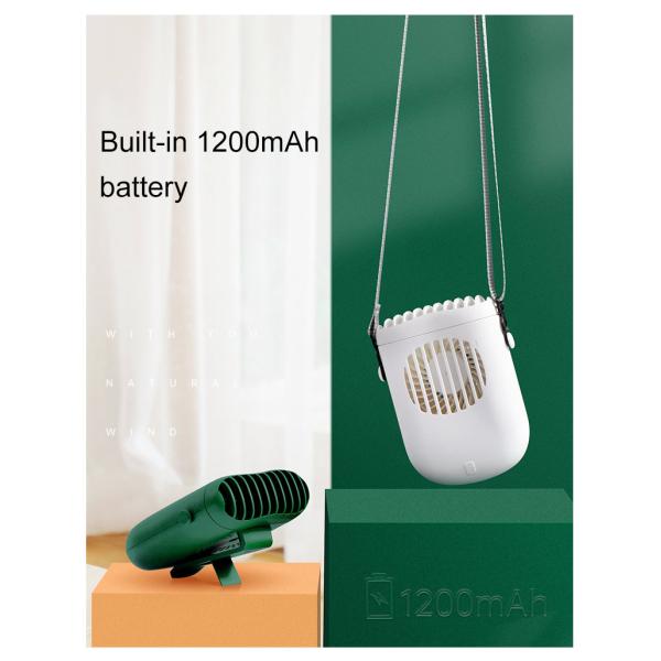 1200mAh Mini Portable Handheld Fan USB Airflow Battery Operated Clip On Fan