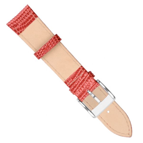 Dominant Python-Patterned Genuine Leather Watch Strap