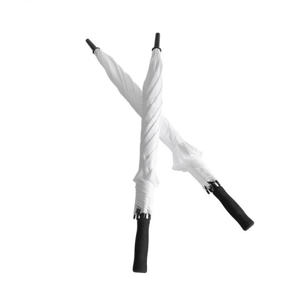 DIY Logo Promotional Sublimation Umbrella Blanks White Color Customized
