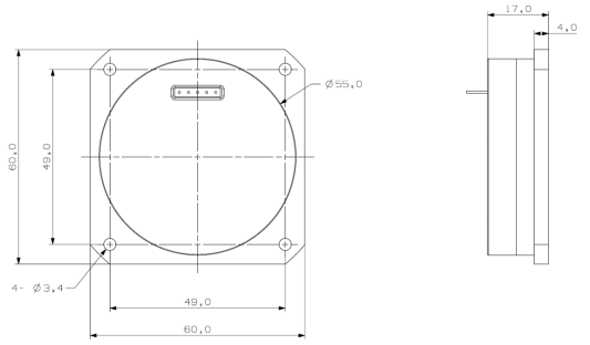 Customized FOG Fiber Optic Angular Rate Sensor for Inertial Measurement Unit
