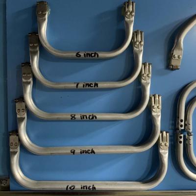 Brass Aluminum Bag Making Accessories Frame , Metal Bag Hook 10mm Thickness