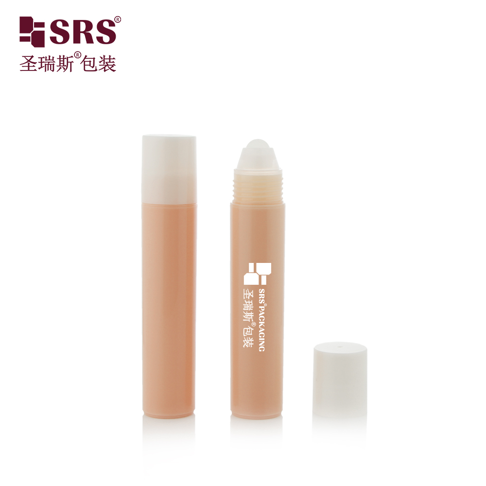 Custom Color 20ml Plastic Roller Bottle Empty Roll On Container For Massage Oil Deodorant Serum