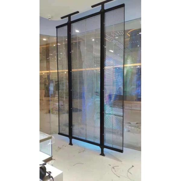 High Transparency Transparent Glass LED Screen with Wide Viewing Angle and Low Power Consumption for Indoor and Outdoor Use