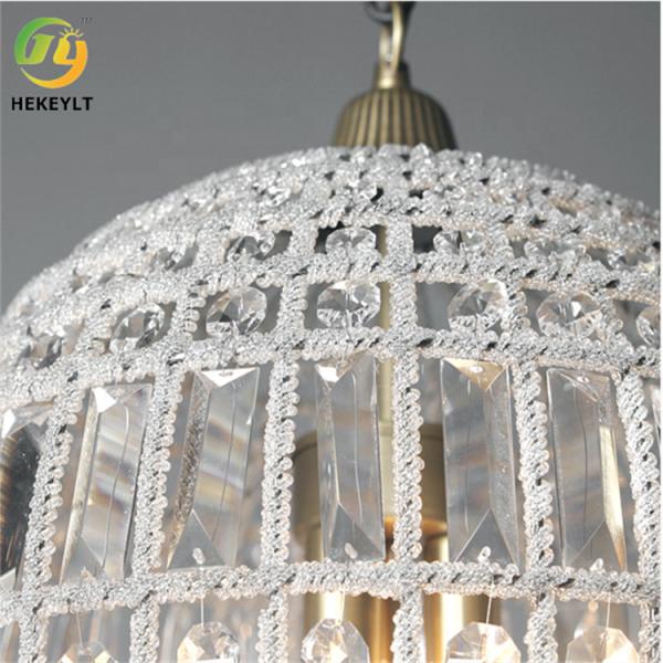 Светлый глобус роскошные 5 вокруг современной люстры с акцентами Кристл