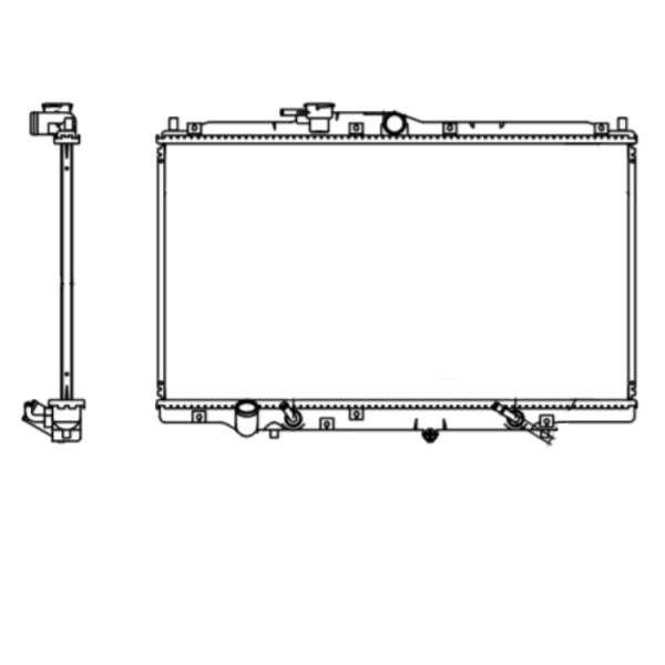 High Quality Auto Parts Radiator 19010-P0G-A51