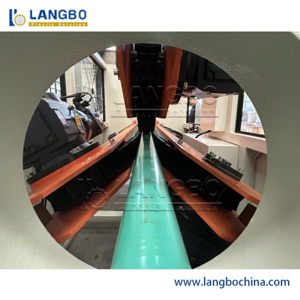 PLC Touch Screen PVC Pipe Extrusion Line Twin Screw Tube Making Machine