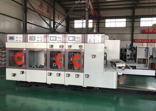 Dust Proof Flexo Printer Slotter Die Cutter With Lead Edge Suction Feeding System