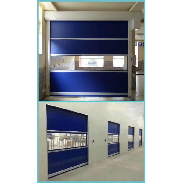 Двери шторки ролика PVC доказательства пыли окна 5.5KW 0.8mm