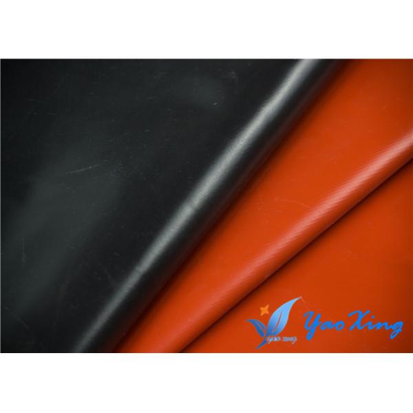 Red Silicone Rubber Coated Fiberglass Fabric For Flexible Expansion Joint