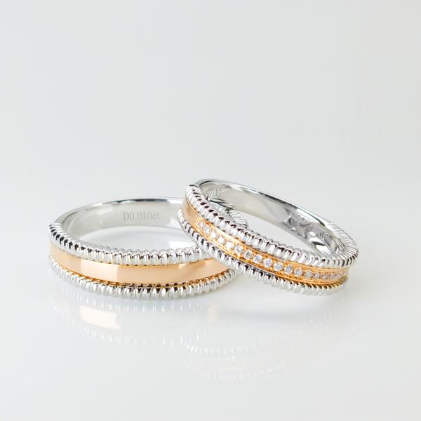 Valentine'S Day Gift 18k Gold OEM 8g Wedding Ring For Couples