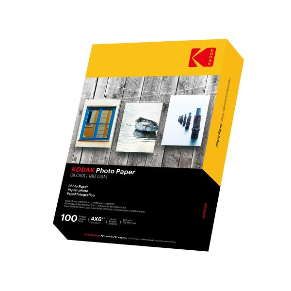 180gsm Kodak Ultra Premium Photo Paper , Coated Kodak Picture Paper 4R X 100