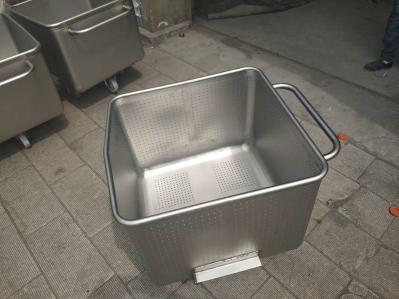 Calha de aço inoxidável da massa do equipamento industrial da padaria com roda