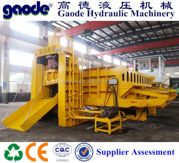 110KW Scrap Shear Baler Auto Sheet Metal Cutting Machine
