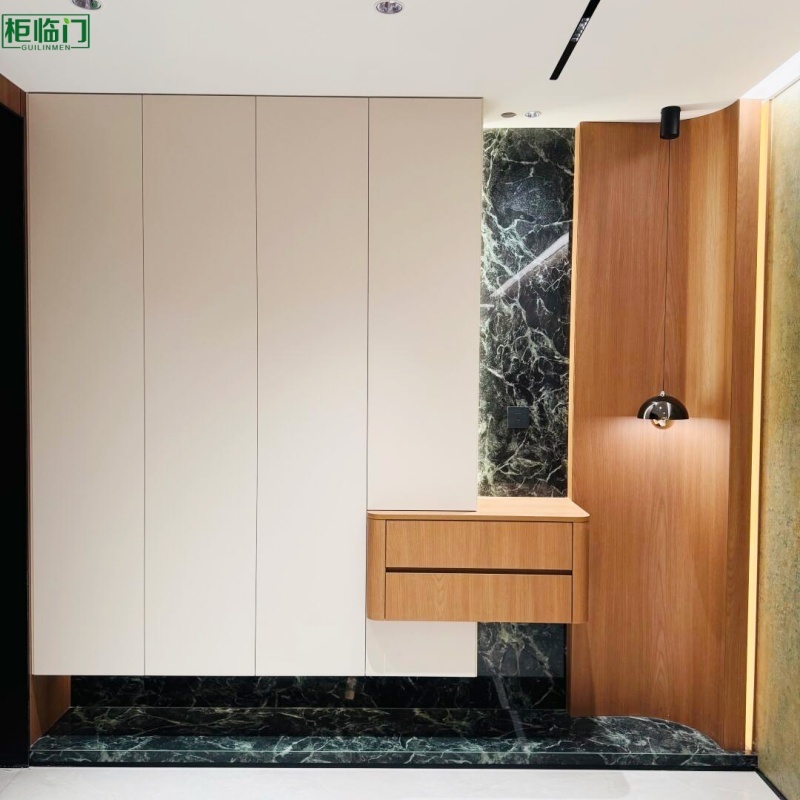 Fireproof Aluminum Dressing Cabinet Zero Formaldehyde Bedroom Wardrobe Cabinet