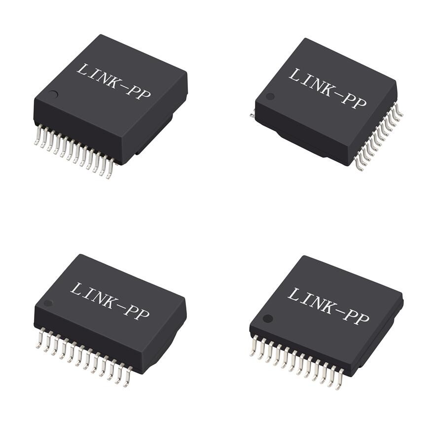 24 PIN одиночных гаван SMD Lan трансформатора основания-T S558-10GB-07 POE 10G не
