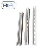 Custom 2 polegadas Galvanizado C Channel 41x41 41x21 Gi Slotted Channel