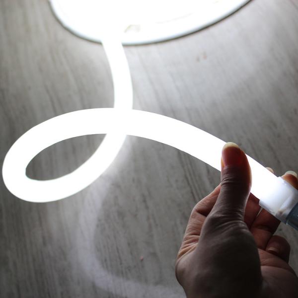 24В оранжевый неон гибкий трубка мягкая 360 LED неон гибкая полоса водонепроницаемая наружная веревка 2835 smd