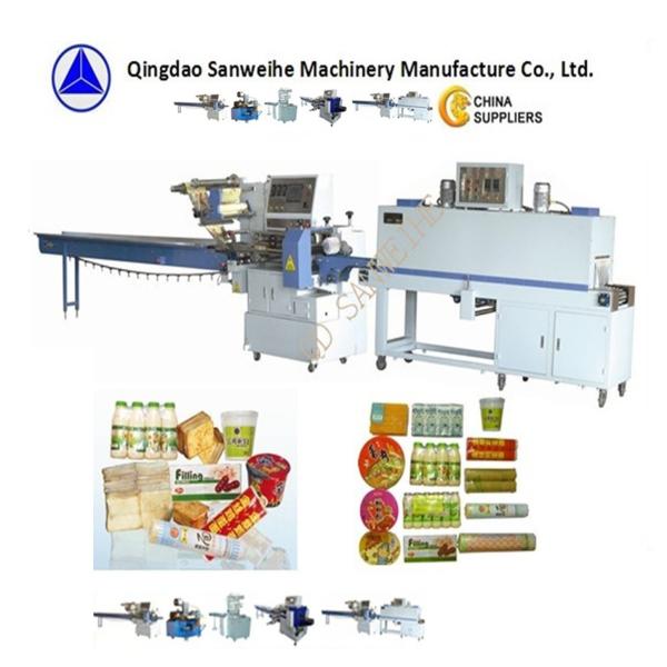 Full Sealing PLC Control Shrink Wrap Packing Machine / Packaging Machine