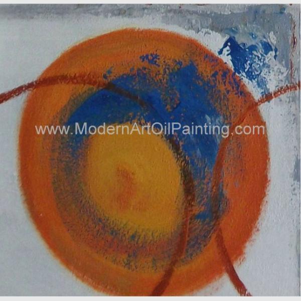 Contemporary Geometric Canvas Paintings, Abstract Pattern Painting For Decoration