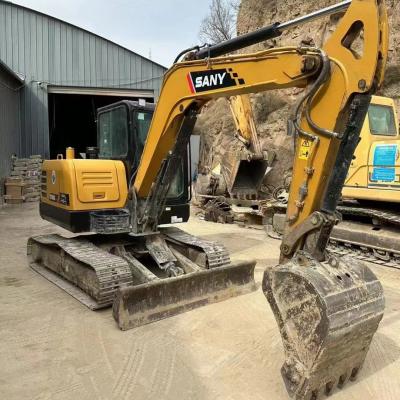 High Work Efficiency at a Used Sany SY60C Excavator with Original Hydraulic Cylinder