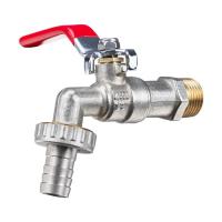 1/2 3/4 1inch Cold and Hot Water Mixer Bathroom Sink Mixer Brass Garden Water Tap Brass Bibcock